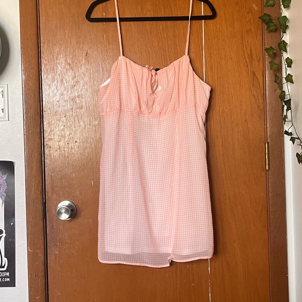Plaid Pink Picnic Dress